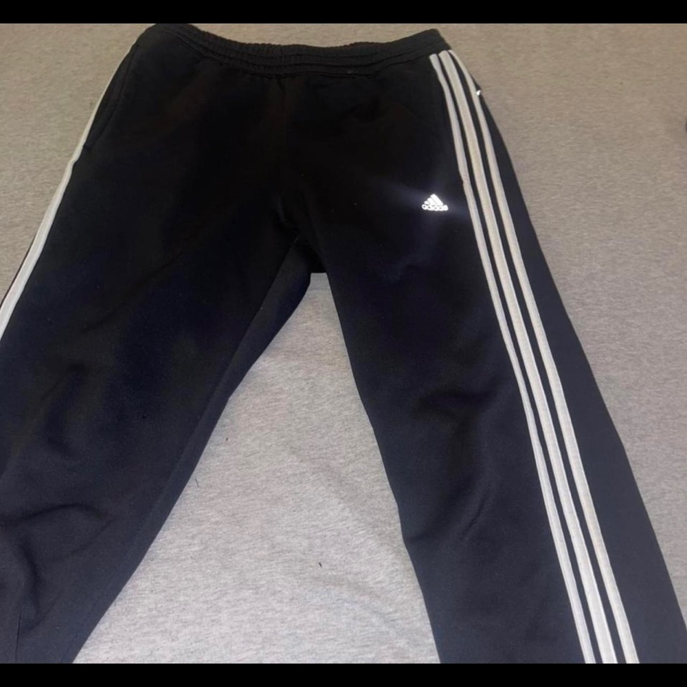 black adidas pants (women)